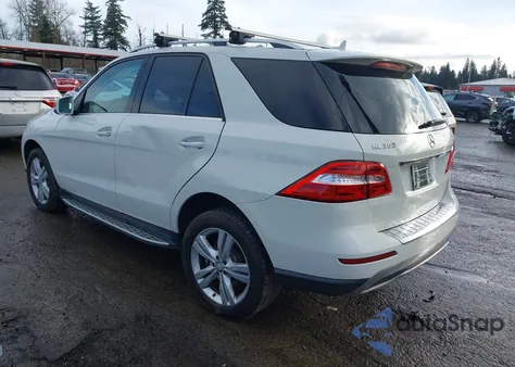 2013 Mercedes-Benz Ml 350 4Matic из США, поврежденный, VIN 4JGDA5HB0DA134262